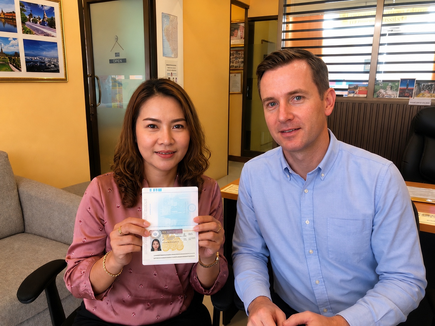 Couple receiving visitor visa support for Australia